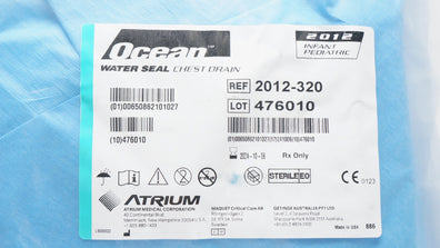 Atrium 2012-320 Infant Pediatric Ocean Water Seal Chest Drain (x)